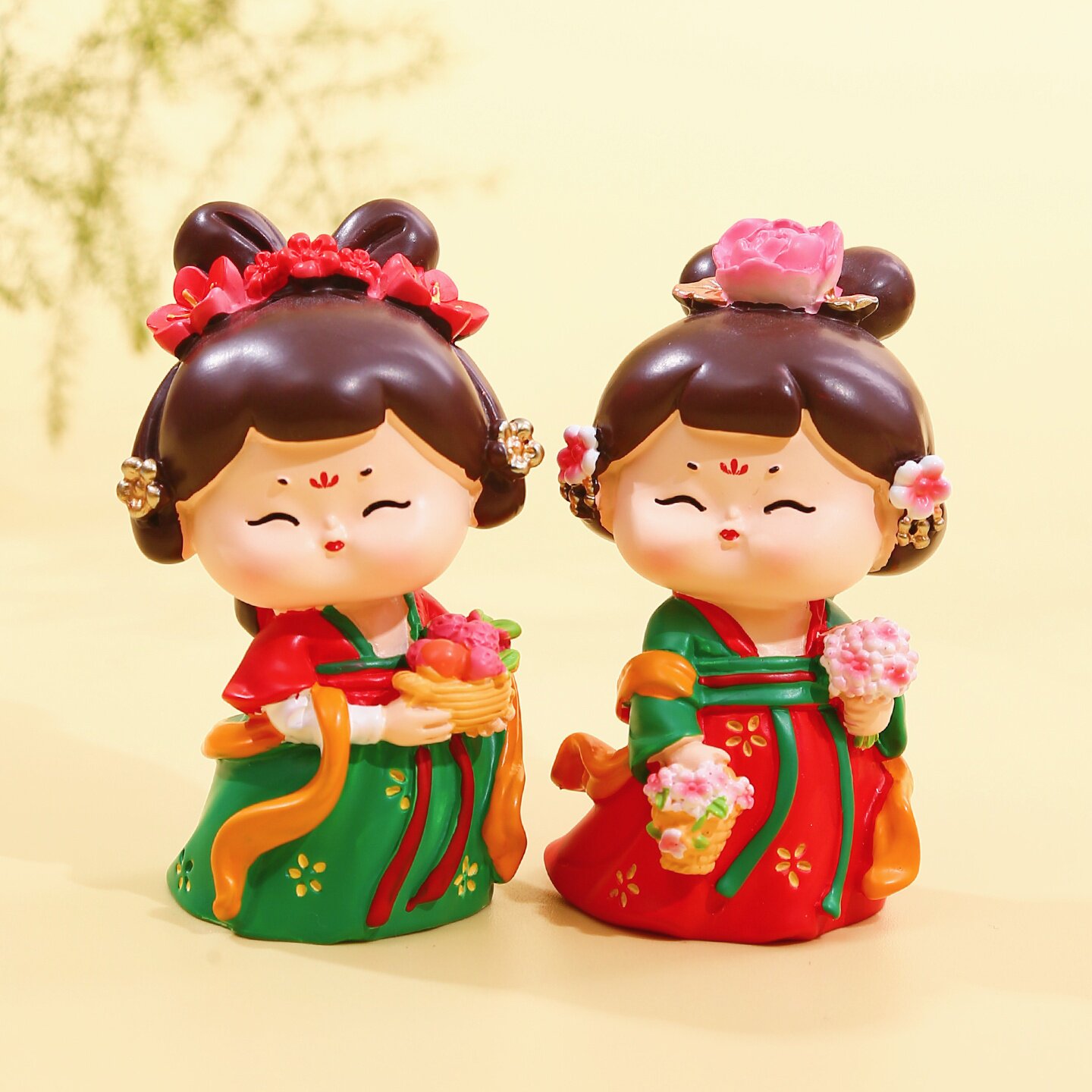 洛阳文创纪念品博物馆姐妹花唐小环摆件河南特产伴手礼教师节礼物