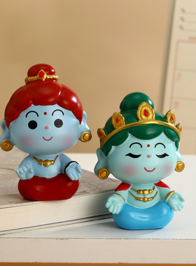 大同云冈石窟佛祖盲盒摆件小礼物