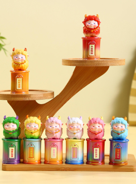 小羊羊年印章盲盒吉祥物伴手礼品