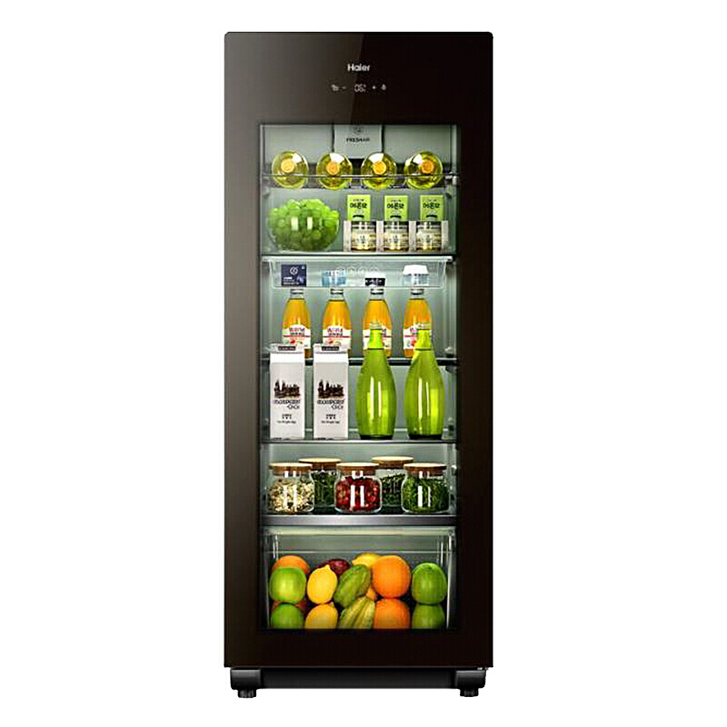 立式冷柜家用冰吧智能电子控温冷藏柜酒柜冰柜 168H LC 海尔 Haier 立式冷柜家用冰吧智能电子控温冷藏柜酒柜冰柜 168H LC 海尔 Haier