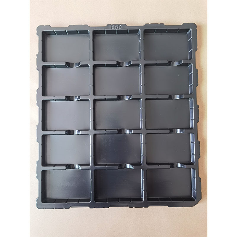 15格黑色PS防静电出货加厚周转盘塑胶吸塑盒现货抗静电防压设计,淘宝优惠券,粉丝福利购,淘宝优惠卷