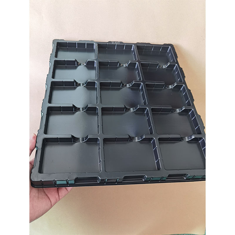 15格黑色PS防静电出货加厚周转盘塑胶吸塑盒现货抗静电防压设计,淘宝优惠券,粉丝福利购,淘宝优惠卷