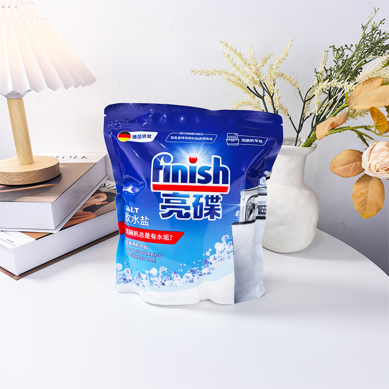 finish亮碟洗碗盐洗碗机专用软水盐洗碗粉洗涤剂漂洗剂三件套套装 - 图0