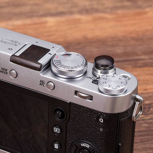 适用富士相机热靴盖XM5 XE5 X-Pro3  XT30 4 50 X100Vi 木制 按钮 - 图0