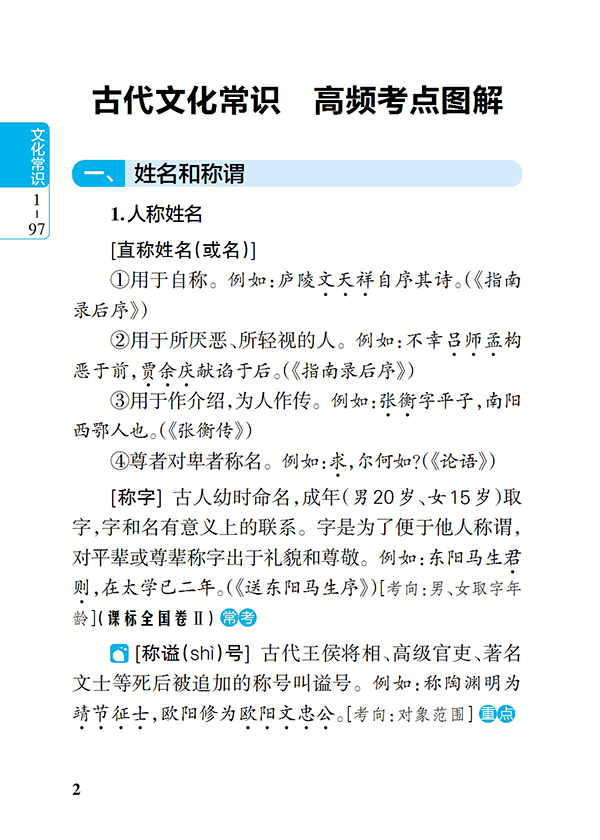 小甘图书小甘速记高中同步古诗文R人教版高中英语教材同步必修+选修小册子高一二三适用高考古代文化常识考点图解基础知识口袋书