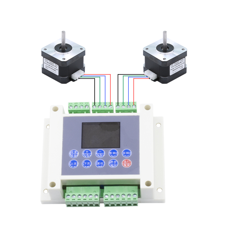 42/57/86双2路步进电机控制器驱动器双轴可编程动作步进自动替PLC-图3