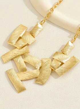 金属质感百搭Y2K项饰品choker