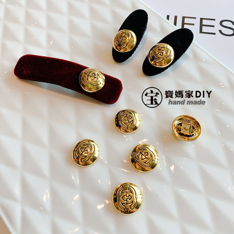 复古金属小配件宝妈家手工diy饰品材料自制发饰小香风郁金香5字,淘宝优惠券,粉丝福利购,淘宝优惠卷