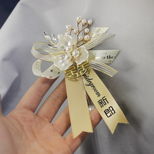 韩式小清新伴娘手腕花森系结婚礼姐妹团手环舞蹈表演超仙新娘手花 - 图0