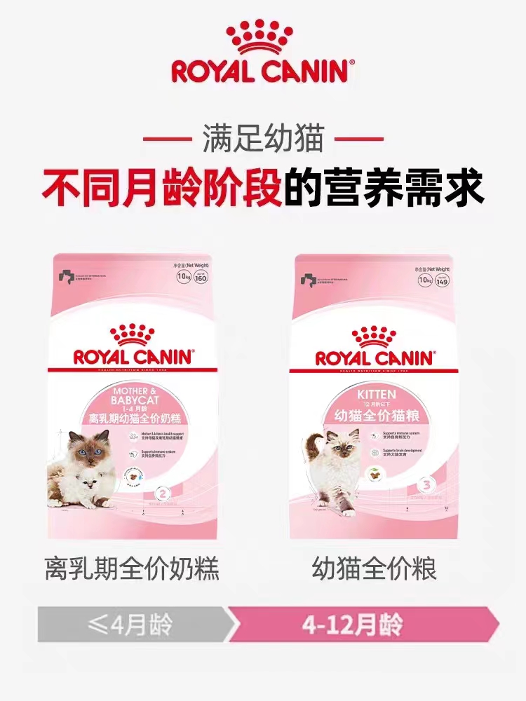 皇家猫粮BK34/K36哺孕猫1-4月离乳期奶糕10kg公斤幼猫粮母猫专用 - 图0