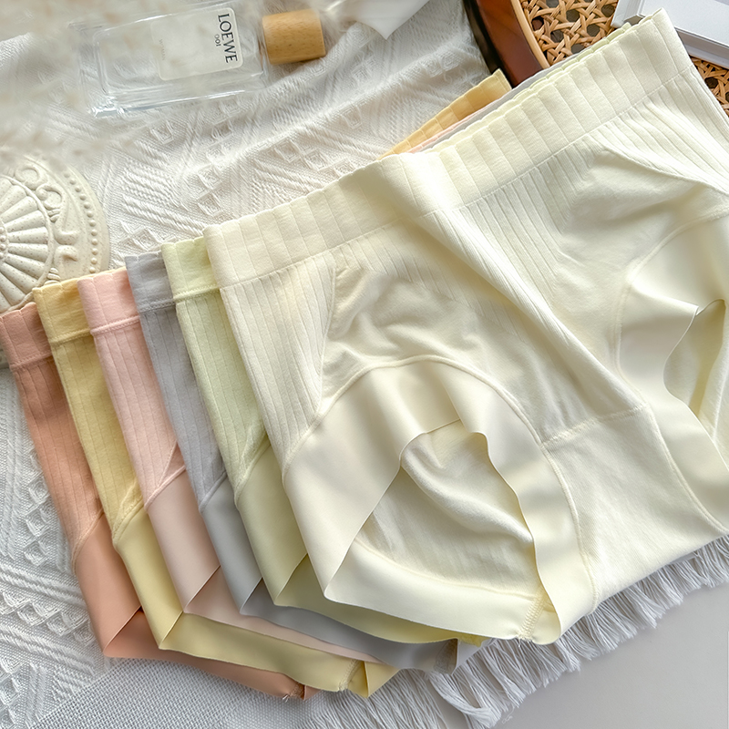 收腹提臀内裤女士7A全棉纯棉抑菌透气裆中高腰无痕包臀少女三角裤,淘宝优惠券,粉丝福利购,淘宝优惠卷