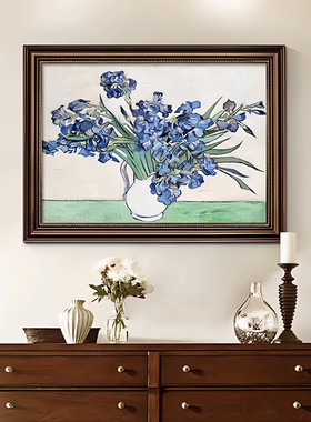 油画装饰画美式玄关油画装饰画