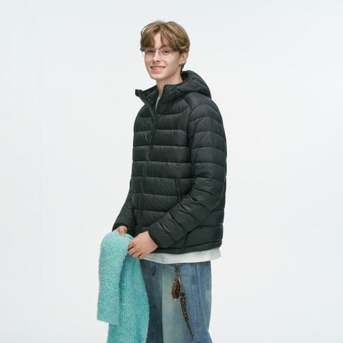 Dream made新国标90白鸭绒排骨羽绒服男冬季轻薄情侣内胆男生外套 - 图1