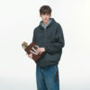 Dream made American cleanfit double zipper cardigan hooded sweatshirt men's spring and autumn heavyweight boys' jacket