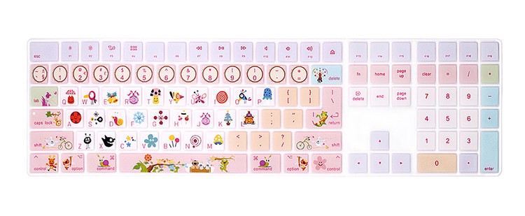 适用imac pro苹果一体机带数字键Magic Keyboard欧版键盘膜A1843