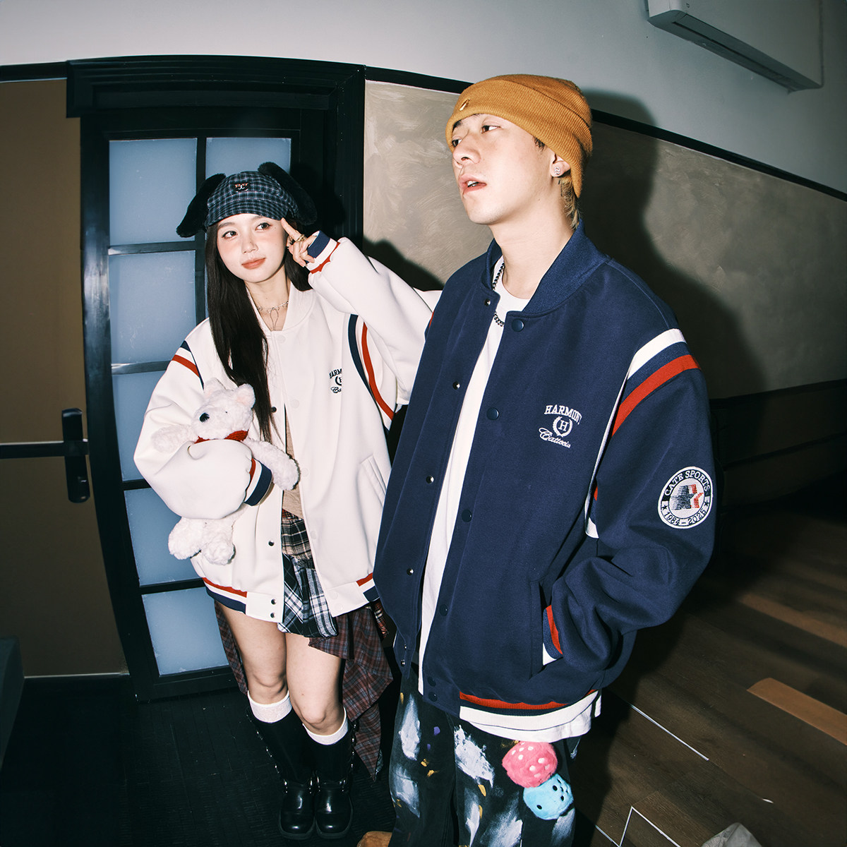 lemanism美式复古棒球服外套男2026情侣款潮牌cleanfit夹克女,淘宝优惠券,粉丝福利购,淘宝优惠卷