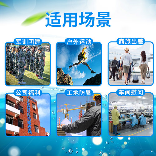 龙虎牌仁丹防暑人丹60粒解暑药搭防暑降温用品套装清凉急救包礼包 - 图1