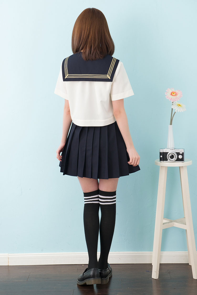 麦子家JK制服水手服夏服关东襟女子高女高中生学生服多色可选