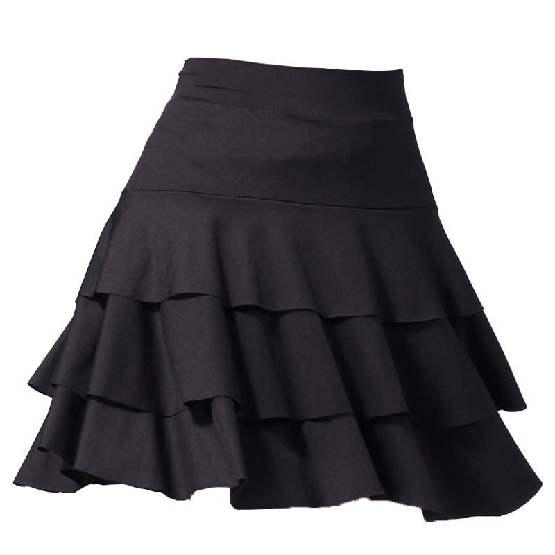 广场舞半身裙交谊舞百搭跳舞三层蛋糕裙水兵舞演出高腰舞蹈短裙女,淘宝优惠券,粉丝福利购,淘宝优惠卷