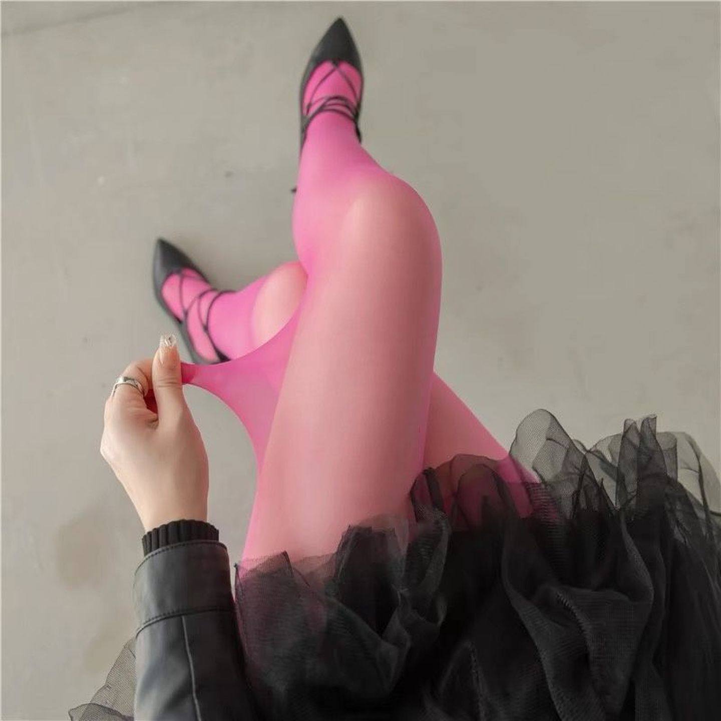 黑丝袜纯欲风春秋款女开裆脱薄款丝袜激情破洞易撕情调香味美腿袜,淘宝优惠券,粉丝福利购,淘宝优惠卷