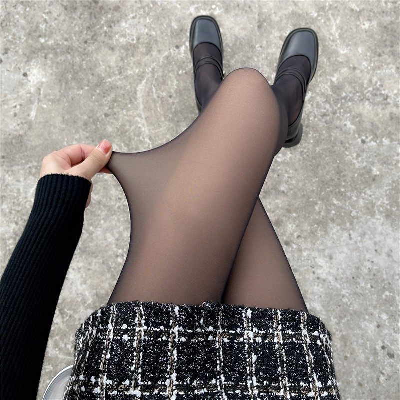 性感黑透肤一体裤女士秋冬加厚加绒黑丝袜假透肉打底裤连裤袜连脚,淘宝优惠券,粉丝福利购,淘宝优惠卷