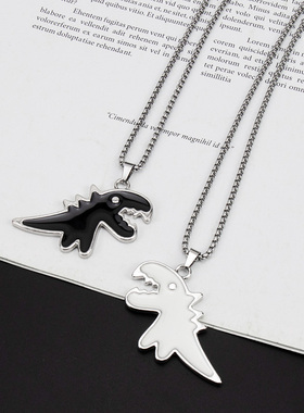 嘻哈风项链男女个性小众设计感