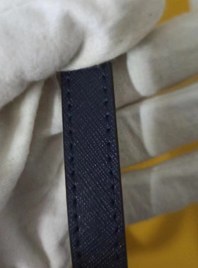 腋下带藏蓝深蓝真皮包带可定制