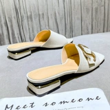 Летние высокие модные слайдеры, туфли для выхода на улицу, 2023 года, большой размер