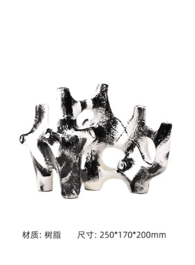 样板间书房书柜装饰书首饰盒摆件