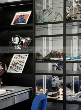 样板间儿童房篮球主题摆件