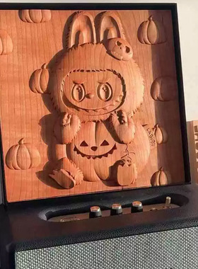 儿童房拉布布Labubu卡通装饰画