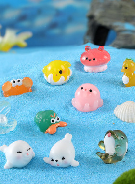 海洋动物微景观鱼缸摆件