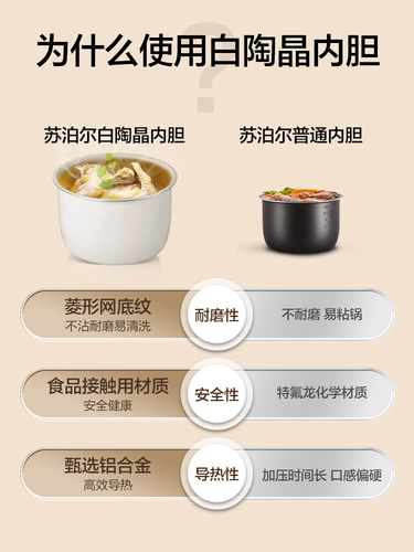 Supor Electric Plick Multifunction 2 Homeving Automatic Hightretage Pirtor Plice 2-3 Официальные подлинные аутентичные