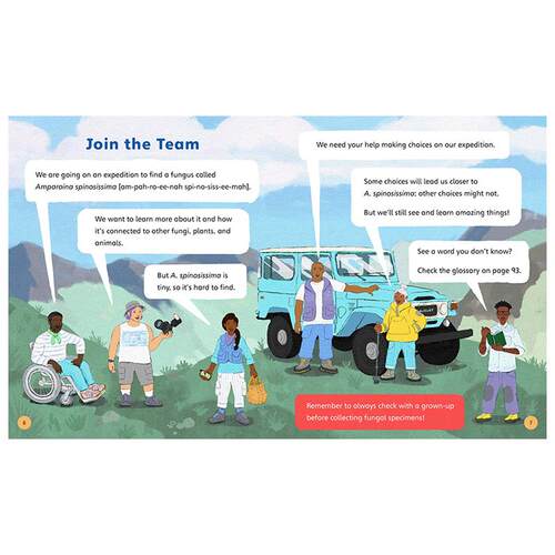 【现货】Search for a Mysterious Mushroom: Pick Your Path寻找神秘蘑菇：互动游戏冒险【Science Explorers】 英文进口原版儿童 - 图2