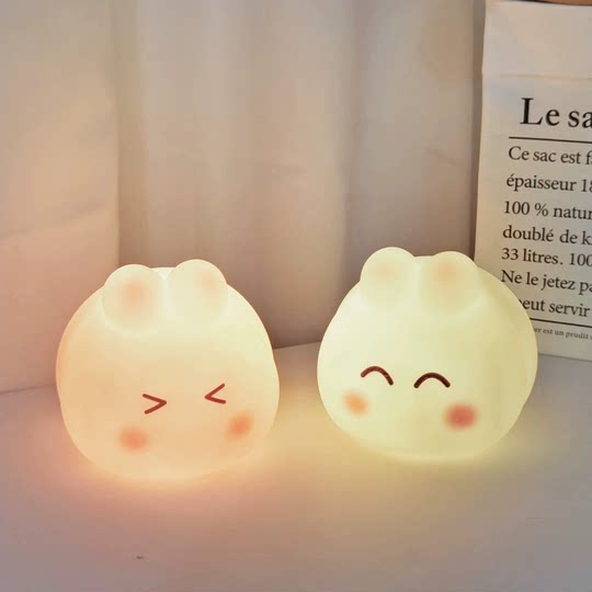 Internet celebrity cartoon night light bedroom cute rabbit atmosphere lamp decorative ornaments exquisite birthday gift for girls