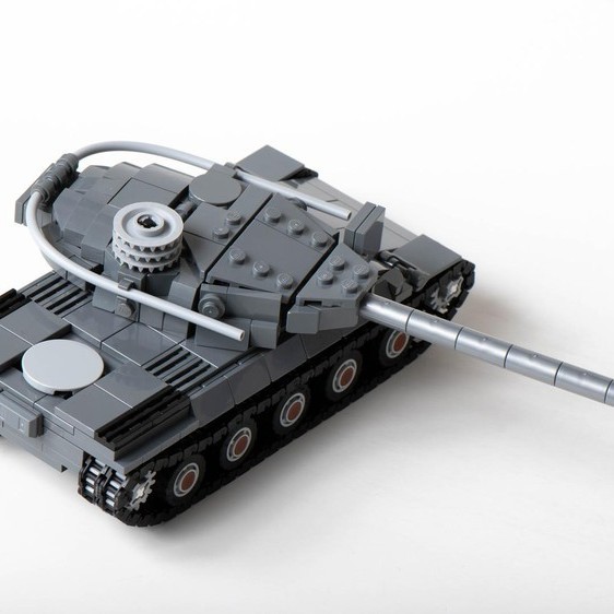 MOC-134613 AMX-30B 主战坦克 电子图纸 拼插积木  641片 - 图0