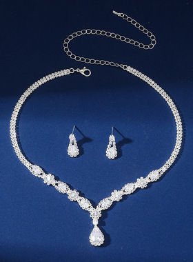 水钻耳环项链NecklaceEarrings