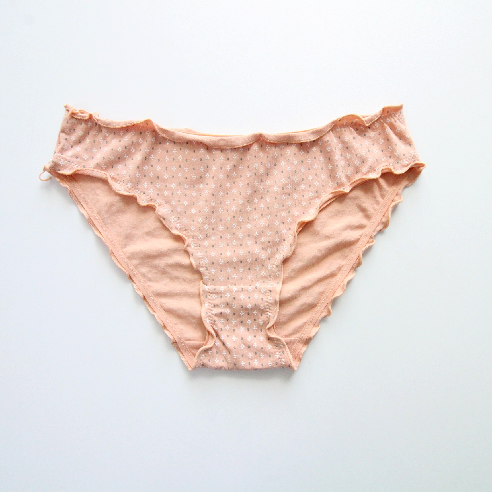 外贸女士内裤棉舒适透气三角裤少女生低腰木耳边碎花甜美可爱短裤,淘宝优惠券,粉丝福利购,淘宝优惠卷