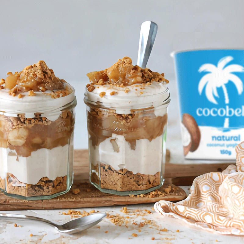 cocobella澳洲进口椰子基底植物酸奶0乳糖丝滑绵密香草多口味150g,淘宝优惠券,粉丝福利购,淘宝优惠卷