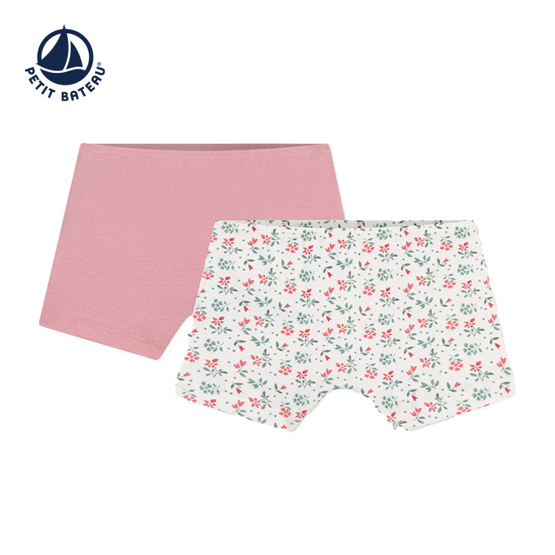【2025秋冬新品】法国Petitbateau小帆船女童纯棉内裤2件装A0DBS,淘宝优惠券,粉丝福利购,淘宝优惠卷