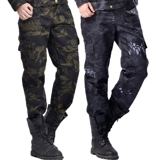 Камуфляжные весенние летние дышащие износостойкие штаны для работы