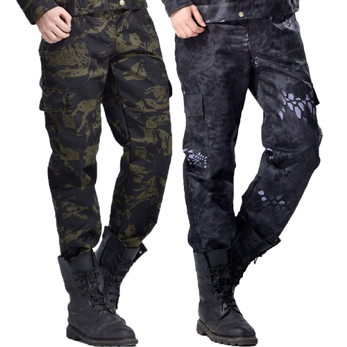 Камуфляжные весенние летние дышащие износостойкие штаны для работы