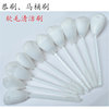 Soft bristle toilet brush, bathtub brush, squeeze type toilet cleaning brush, long handle soft bristle brush for hotel rooms