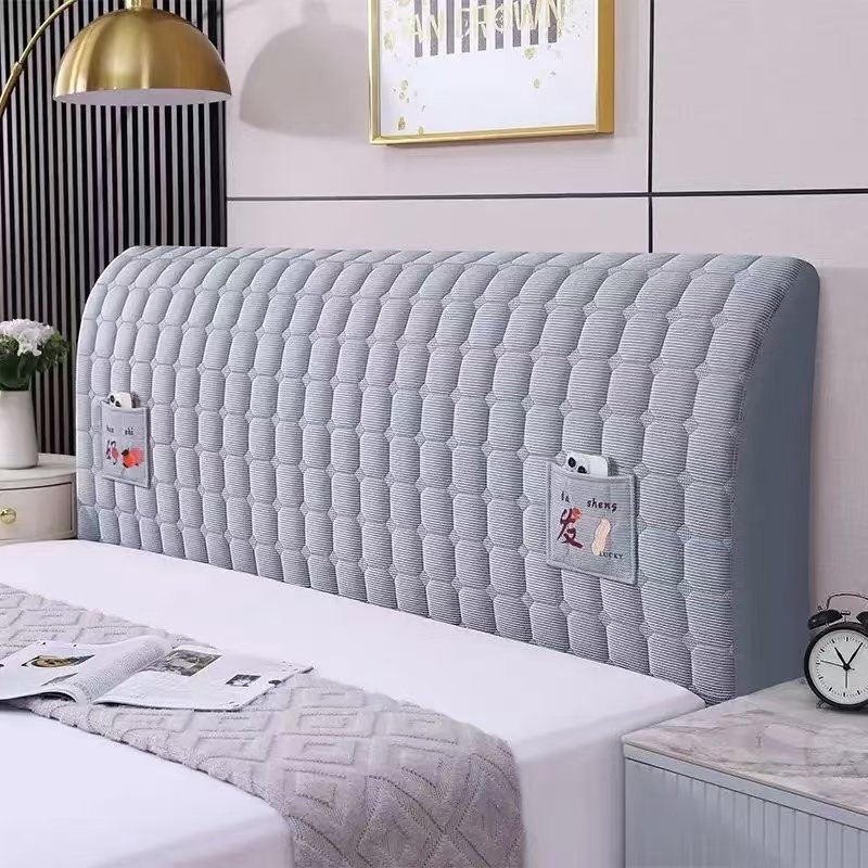 布艺全包床头罩套北欧风床头保护套木床头罩软包弹力夹棉床头套罩,淘宝优惠券,粉丝福利购,淘宝优惠卷