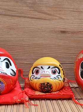 日本装饰迷你达摩摆件礼物居酒屋