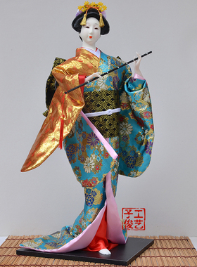 艺妓娟人日式风22寸5cm和服娃娃