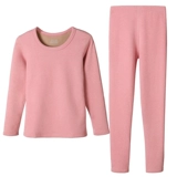 Удерживающее тепло нижнее белье, утепленный комплект, бархатное термобелье, увеличенная толщина, большой размер