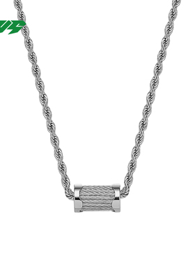 EBYG男士项链夏季小众高级感设计潮牌男生配饰吊坠锁骨链礼物