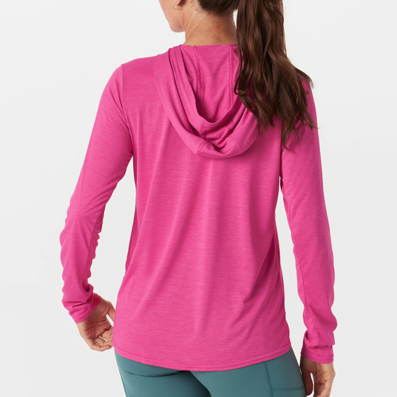 Patagonia C1速干衣女轻薄丝滑透气夏季户外飞钓连帽长袖T恤45315 - 图2