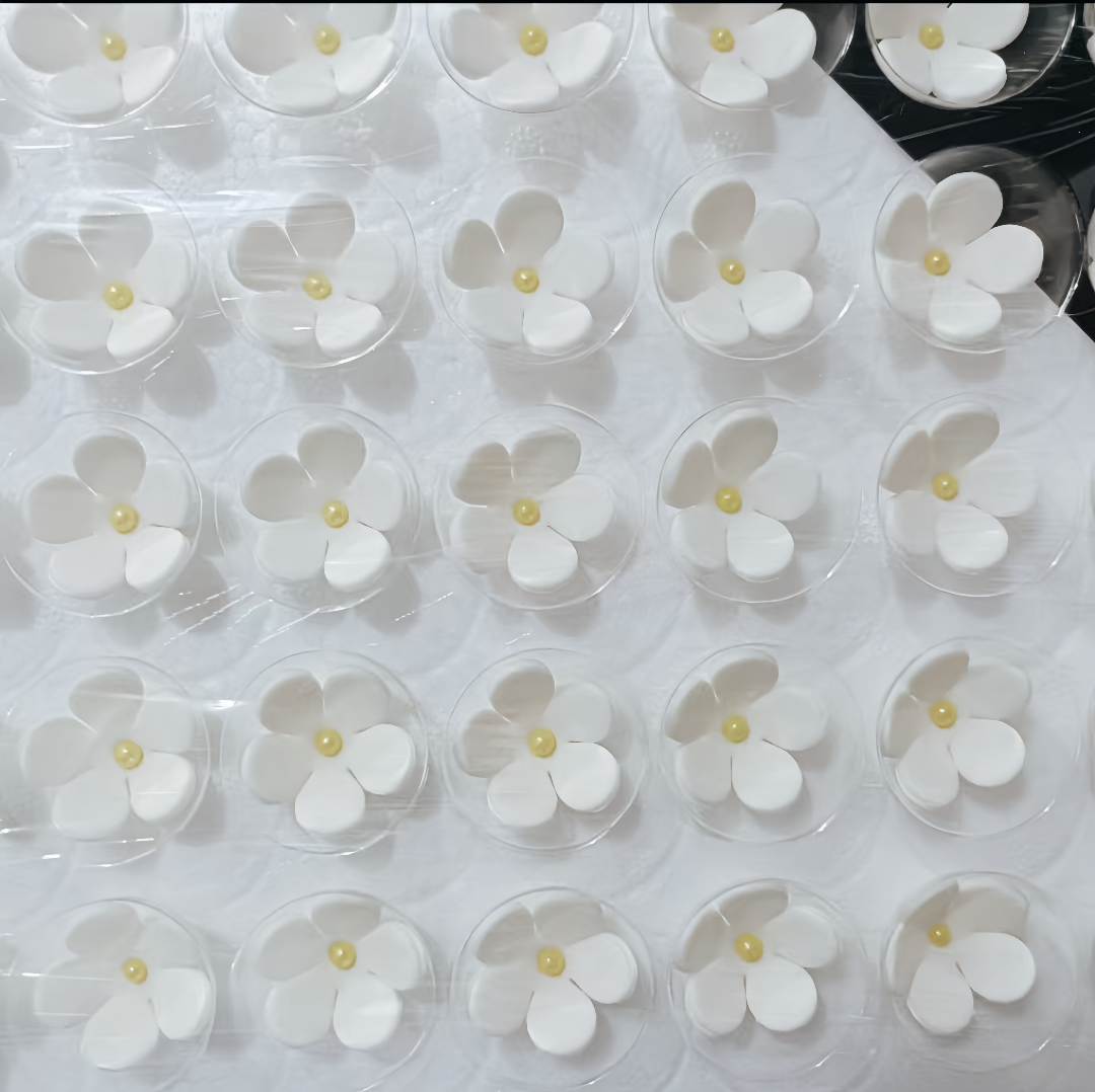 翻糖小花蛋糕装饰摆件巧克力花成品可食用甜品烘焙配件,淘宝优惠券,粉丝福利购,淘宝优惠卷